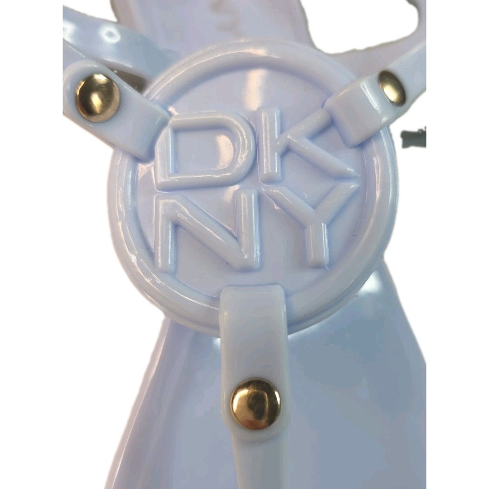 DKNY Jordan Jelly T-Strap Sandals/Milky Periwinkle Blue/Lavender - Wmns Size 9